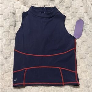 Kami Fitness Mock Neck Crop Top